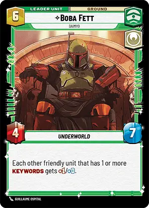 SWU Shadows of the Galaxy Leader Singles