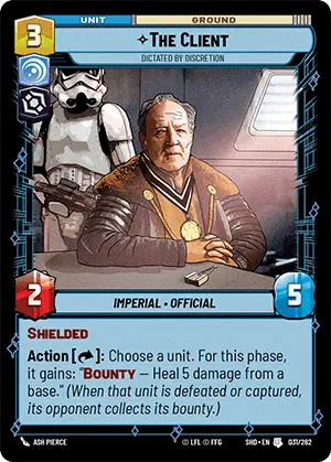 SWU Shadows of the Galaxy Villainy/Vigilance Singles