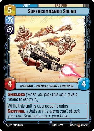 SWU Shadows of the Galaxy Villainy/Vigilance Singles