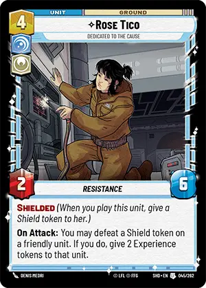 SWU Shadows of the Galaxy Singles Heroism/Vigilance Aspect