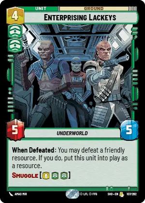 SWU Shadows of the Galaxy Singles Command