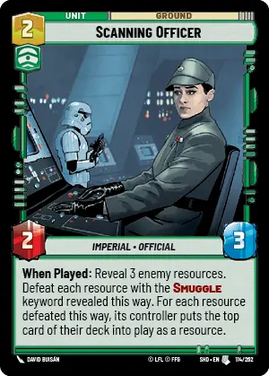 SWU Shadows of the Galaxy Singles Command