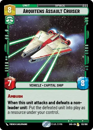 SWU Shadows of the Galaxy Singles Command