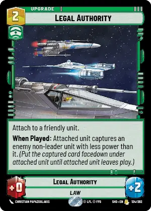 SWU Shadows of the Galaxy Singles Command