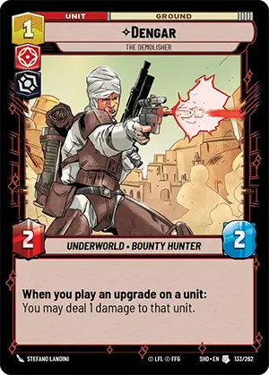 SWU Shadows of the Galaxy Singles Villainy/Agression