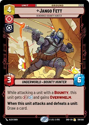 SWU Shadows of the Galaxy Singles Villainy/Agression