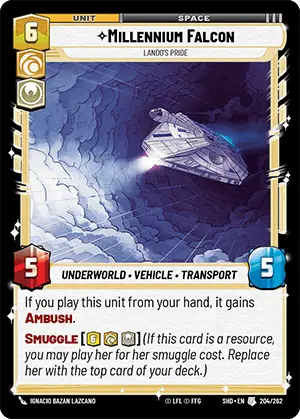 SWU Shadows of the Galaxy Singles Cunning/Heroism