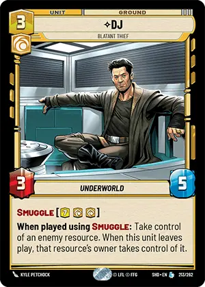 SWU Shadows of the Galaxy Singles Cunning