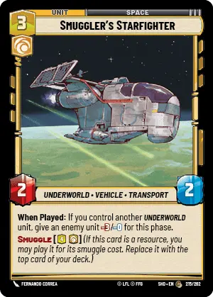 SWU Shadows of the Galaxy Singles Cunning