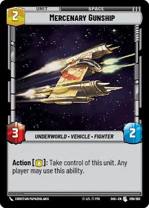 SWU Shadows of the Galaxy Singles Aspect Free