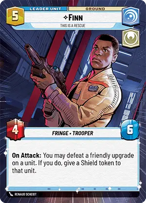 SWU Shadows of the Galaxy Leader Singles