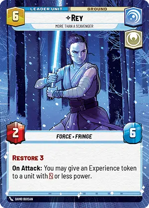 SWU Shadows of the Galaxy Leader Singles