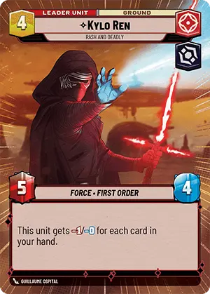 SWU Shadows of the Galaxy Leader Singles