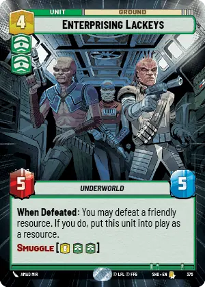 SWU Shadows of the Galaxy Singles Command