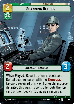 SWU Shadows of the Galaxy Singles Command