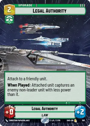 SWU Shadows of the Galaxy Singles Command