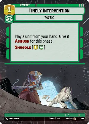 SWU Shadows of the Galaxy Singles Command