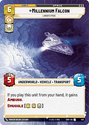 SWU Shadows of the Galaxy Singles Cunning/Heroism