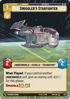 SWU Shadows of the Galaxy Singles Cunning