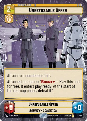 SWU Shadows of the Galaxy Singles Cunning