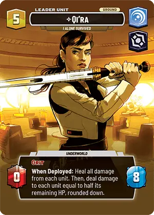 SWU Shadows of the Galaxy Leader Singles