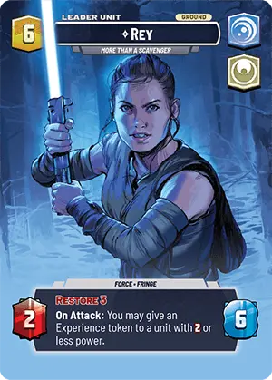 SWU Shadows of the Galaxy Leader Singles