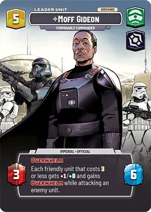 SWU Shadows of the Galaxy Leader Singles