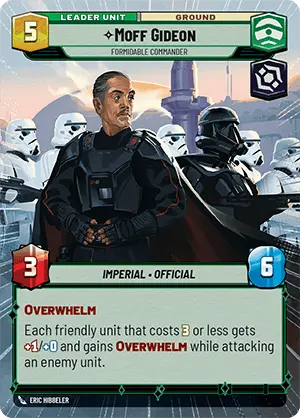 SWU Shadows of the Galaxy Leader Singles