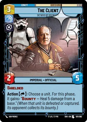 SWU Shadows of the Galaxy Villainy/Vigilance Singles