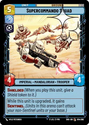 SWU Shadows of the Galaxy Villainy/Vigilance Singles