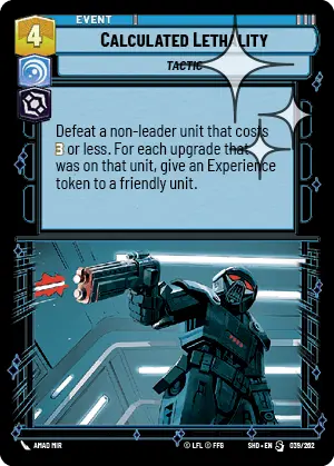 SWU Shadows of the Galaxy Villainy/Vigilance Singles