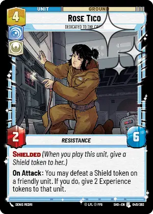 SWU Shadows of the Galaxy Singles Heroism/Vigilance Aspect