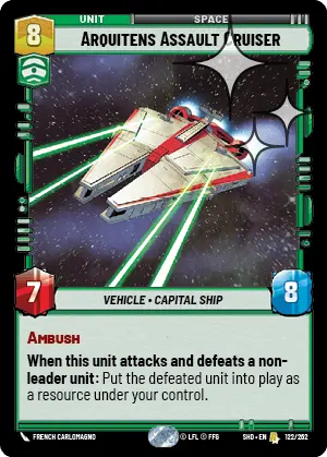 SWU Shadows of the Galaxy Singles Command