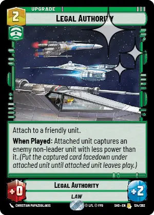 SWU Shadows of the Galaxy Singles Command