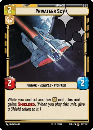 SWU Shadows of the Galaxy Singles Cunning