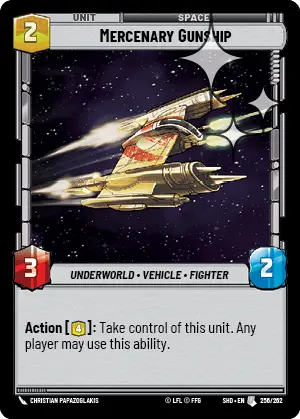 SWU Shadows of the Galaxy Singles Aspect Free