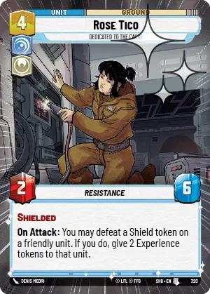 SWU Shadows of the Galaxy Singles Heroism/Vigilance Aspect