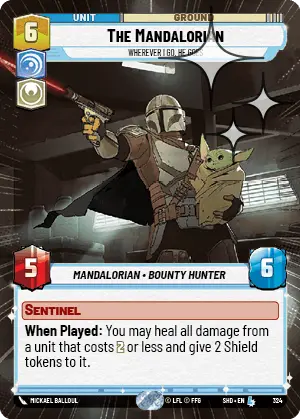 SWU Shadows of the Galaxy Singles Heroism/Vigilance Aspect