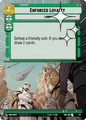 SWU Shadows of the Galaxy Singles Command