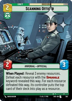 SWU Shadows of the Galaxy Singles Command