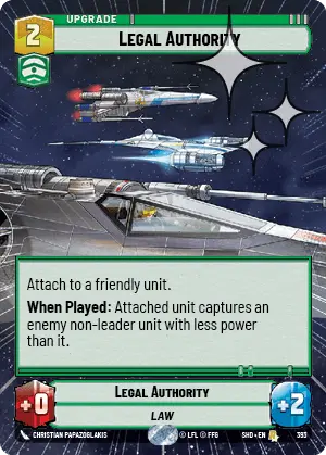 SWU Shadows of the Galaxy Singles Command