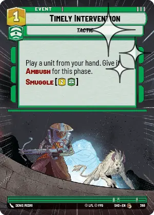 SWU Shadows of the Galaxy Singles Command