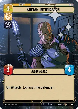 SWU Shadows of the Galaxy Singles Cunning/Villainy