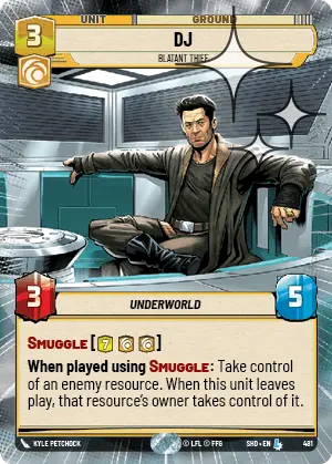 SWU Shadows of the Galaxy Singles Cunning