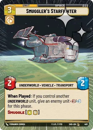 SWU Shadows of the Galaxy Singles Cunning