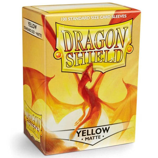 Sleeves - Dragon Shield - Box 100 - Yellow Matte