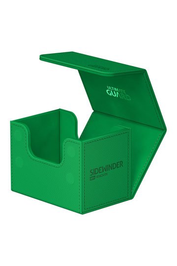 Ultimate Guard Sidewinder 80+ Xenoskin Monocolor Green Deck Box