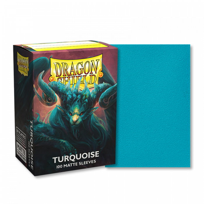 Dragon Shield - Box 100 - Turquoise Atebeck MATTE