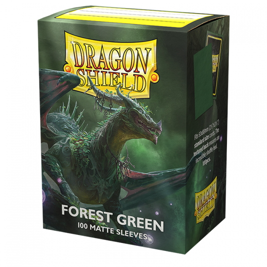 Dragon Shield - Box 100 - Forest Green MATTE