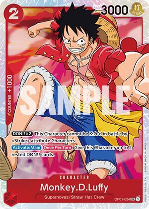 One Piece OP01 Romance Dawn Singles - Red